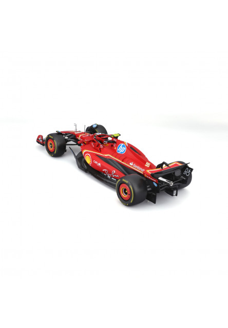 Bburago - FORMULA RACING, F1 Ferrari Scuderia SF-24 (2024), #55 Carlos Sainz, 1:18