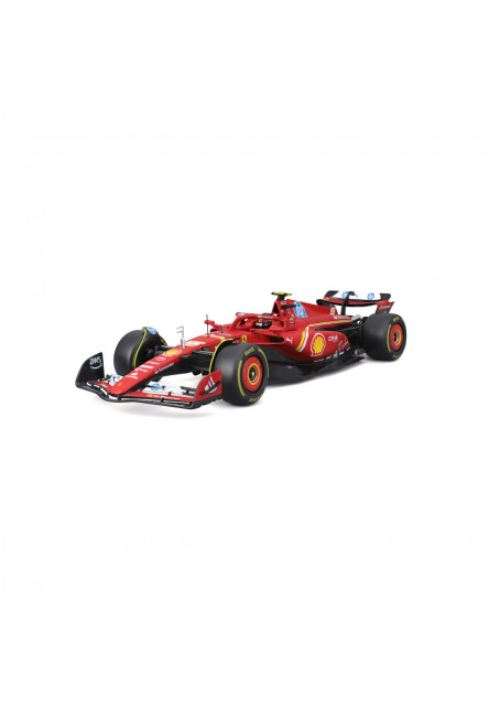 Bburago - FORMULA RACING, F1 Ferrari Scuderia SF-24 (2024), #55 Carlos Sainz, 1:18