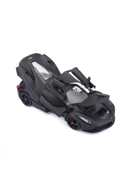 Bburago - SIGNATURE SERIES, Ferrari LaFerrari, matná čierna, 1:18