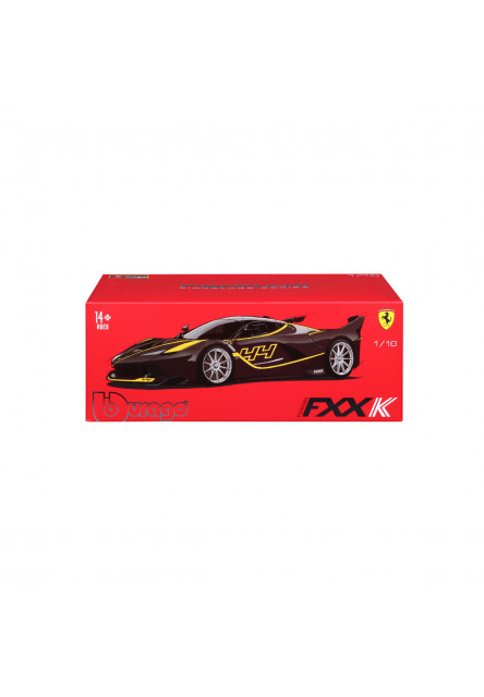 Bburago - SIGNATURE SERIES, FERRARI FXX K, čierna, 1:18