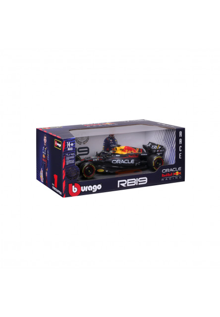 Bburago - RACE Formule F1, Team Oracle Red Bull Racing RB19 (2023), #1 Max Verstappen, 1:18