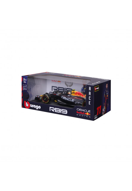 Bburago - RACE Formule F1, Team Oracle Red Bull Racing RB19 (2023), #11 Sergio Pérez, 1:18