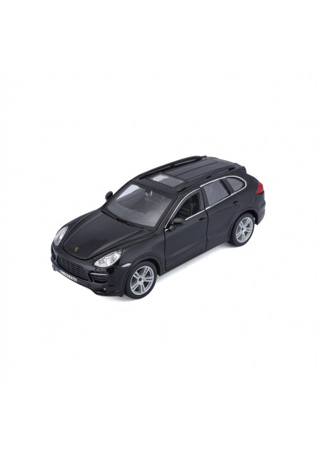 Bburago - Autá HOBBY, Porsche Cayenne Turbo, čierna, 1:24