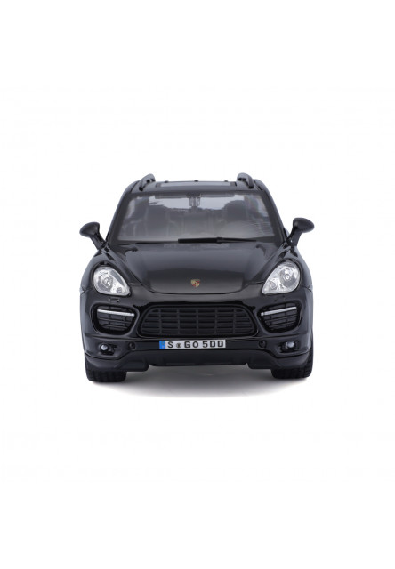 Bburago - Autá HOBBY, Porsche Cayenne Turbo, čierna, 1:24