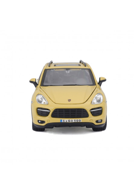 Bburago - Autá HOBBY, Porsche Cayenne Turbo, žltá, 1:24