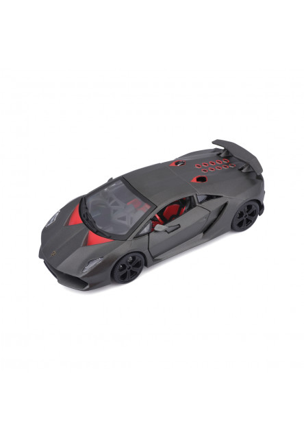 Bburago - Autá HOBBY, Plus, Lamborghini Sesto Elemento, metalic šedá, 1:24