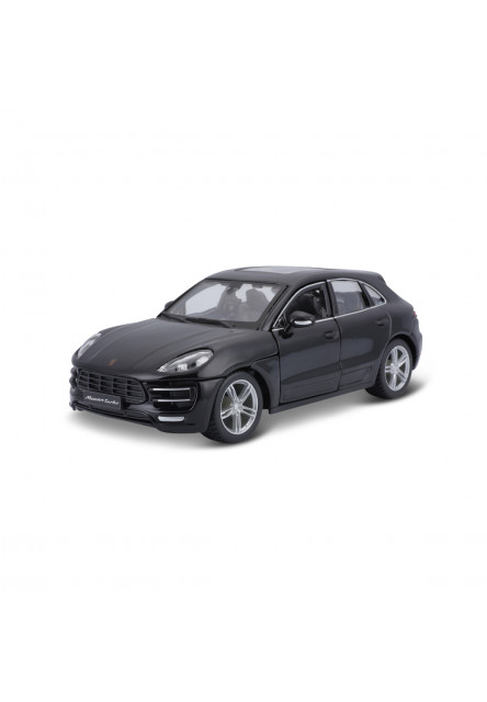 Bburago - Autá HOBBY, Porsche Macan, čierna, 1:24
