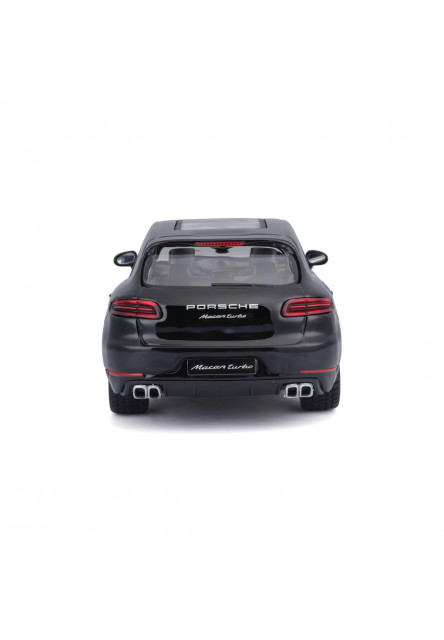 Bburago - Autá HOBBY, Porsche Macan, čierna, 1:24