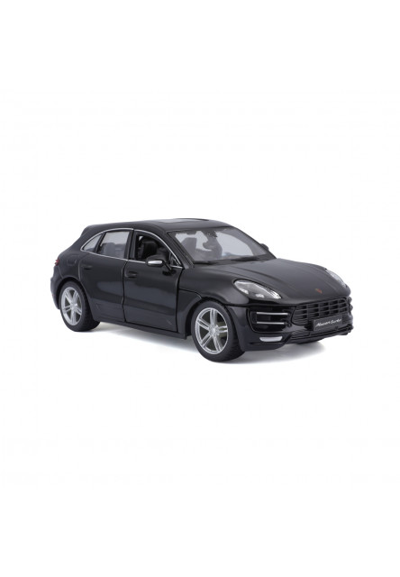 Bburago - Autá HOBBY, Porsche Macan, čierna, 1:24