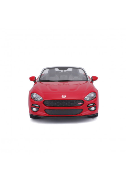 Bburago - Autá HOBBY, Plus, Fiat 124 Spider, červená, 1:24