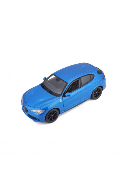 Bburago - Autá HOBBY, Plus, Alfa Romeo Stelvio, modrá, 1:24