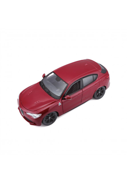 Bburago - Autá HOBBY, Plus, Alfa Romeo Stelvio, červená, 1:24