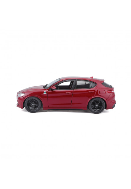 Bburago - Autá HOBBY, Plus, Alfa Romeo Stelvio, červená, 1:24