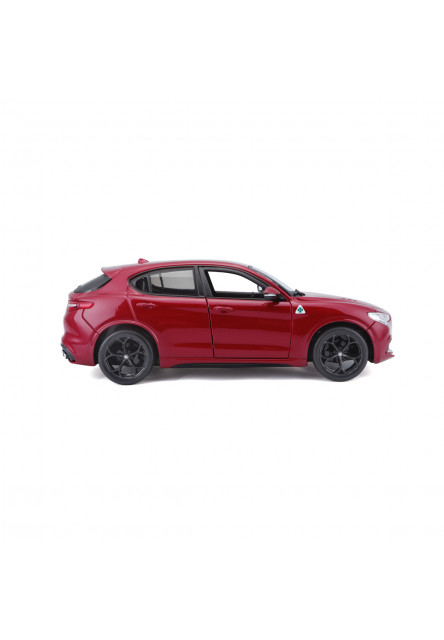 Bburago - Autá HOBBY, Plus, Alfa Romeo Stelvio, červená, 1:24