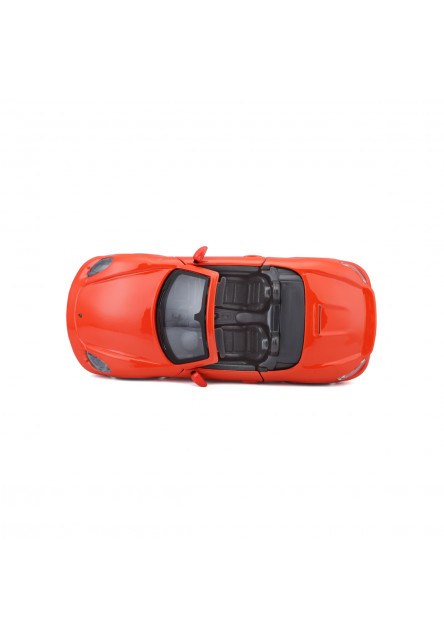 Bburago - Autá HOBBY, Plus, Porsche 718 Boxster, orange, 1:24
