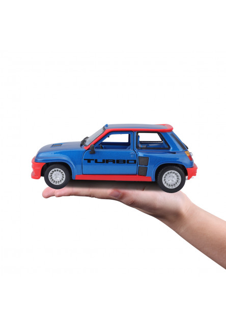 Bburago - Autá HOBBY, Plus, Renault 5 Turbo, modrá, 1:24