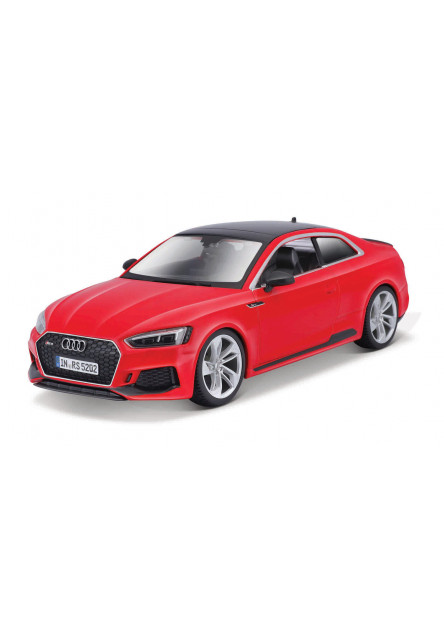 Bburago - Autá HOBBY, Plus, Audi RS 5 Coupé, červená, 1:24