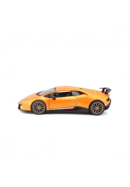 Bburago - Autá HOBBY, Plus, Lamborghini Huracán Performante, metal oranžová, 1:24