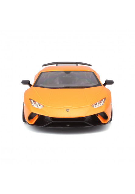 Bburago - Autá HOBBY, Plus, Lamborghini Huracán Performante, metal oranžová, 1:24