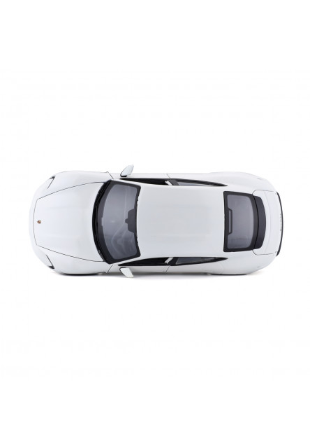 Bburago - Autá HOBBY, Plus, Porsche Taycan Turbo S, biela, 1:24