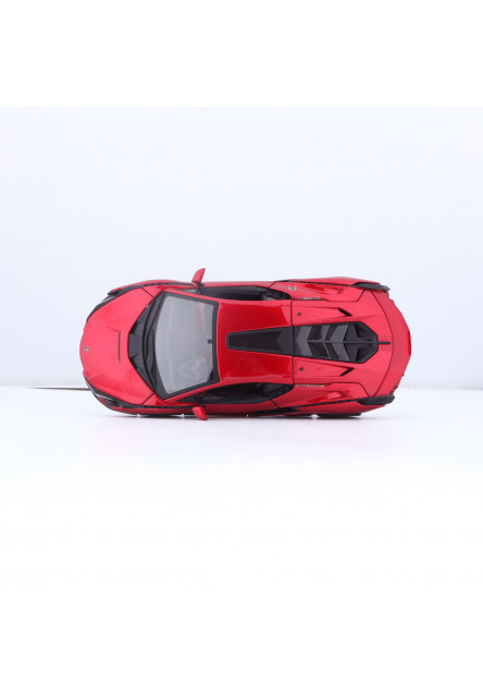 Bburago - Autá HOBBY, Plus, Lamborghini Sián FKP 37, červená, 1:24