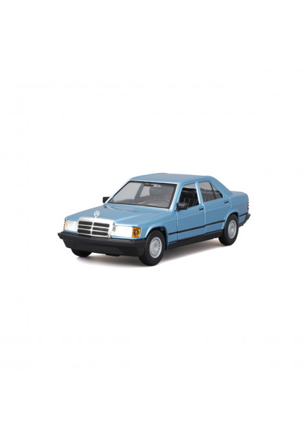Bburago - Autá HOBBY, Plus, Mercedes-Benz 190 E 2.6, metalic modrá, 1:24