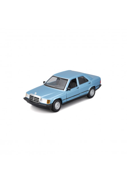 Bburago - Autá HOBBY, Plus, Mercedes-Benz 190 E 2.6, metalic modrá, 1:24