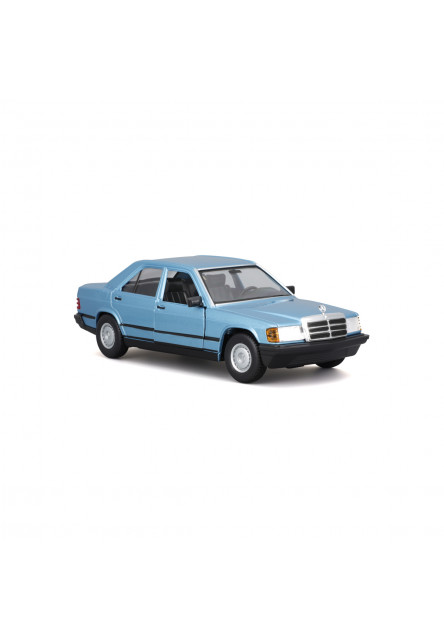 Bburago - Autá HOBBY, Plus, Mercedes-Benz 190 E 2.6, metalic modrá, 1:24
