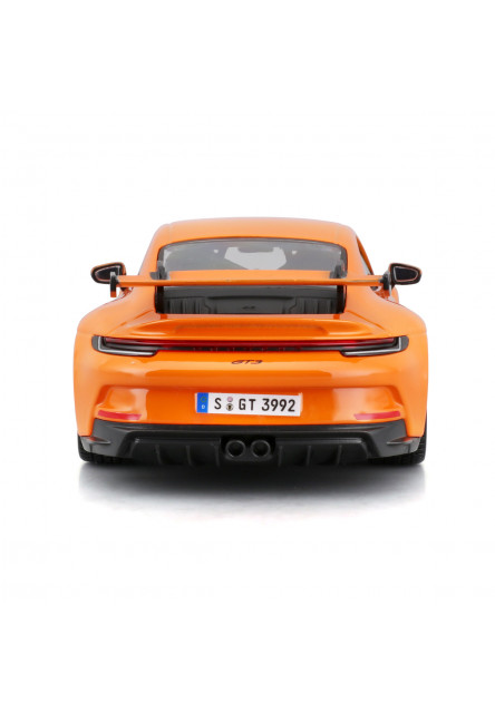 Bburago - Autá HOBBY, Plus, Porsche 911 GT3, oranžová, 1:24