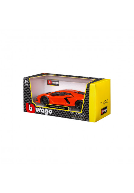 Bburago - Autá HOBBY, Plus, Lamborghini Revuelto, oranžová, 1:24