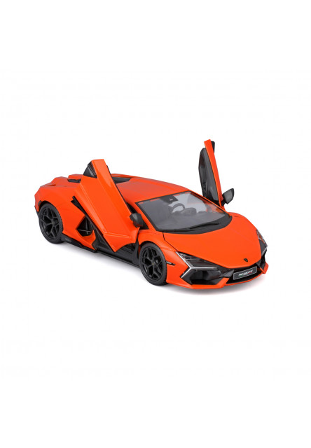 Bburago - Autá HOBBY, Plus, Lamborghini Revuelto, oranžová, 1:24