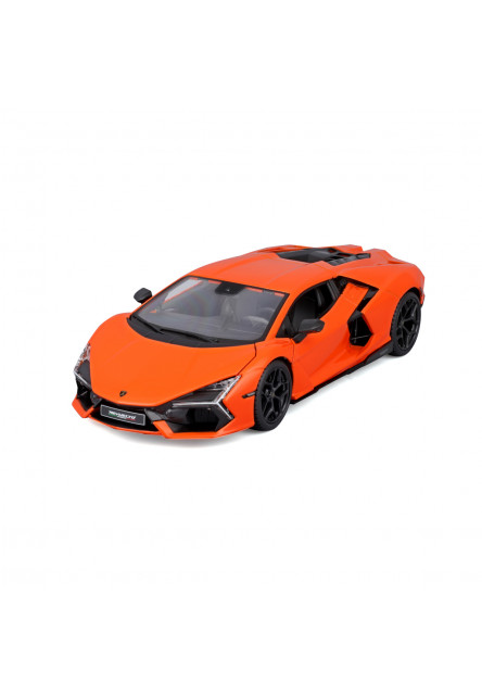 Bburago - Autá HOBBY, Plus, Lamborghini Revuelto, oranžová, 1:24