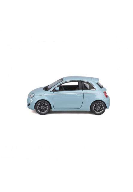 Bburago - Autá HOBBY, Plus, Fiat 500e (2023), modrá, 1:24