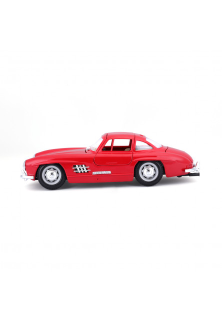 Bburago - Autá HOBBY, Mercedes-Benz 300 SL (1954), červená, 1:24