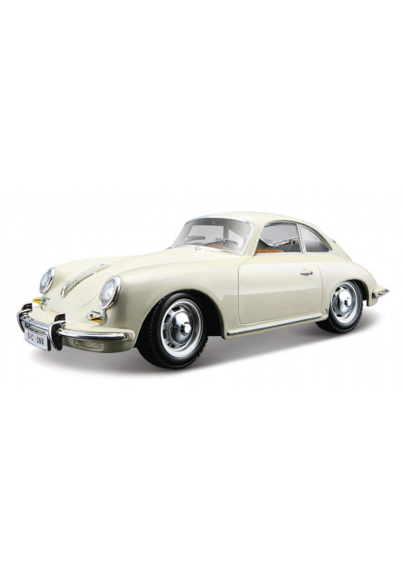Bburago - Autá HOBBY, Porsche 356B Coupe (1961), krémové, 1:24