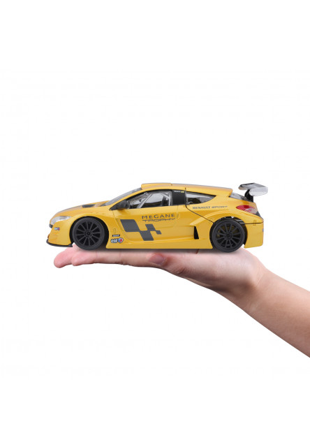 Bburago - Autá HOBBY, Renault Mégane Trophy, žltá, 1:24