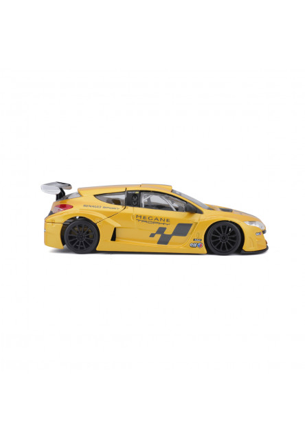 Bburago - Autá HOBBY, Renault Mégane Trophy, žltá, 1:24