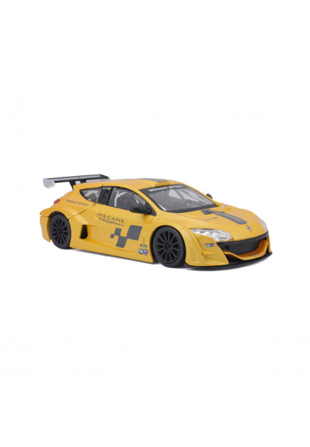 Bburago - Autá HOBBY, Renault Mégane Trophy, žltá, 1:24