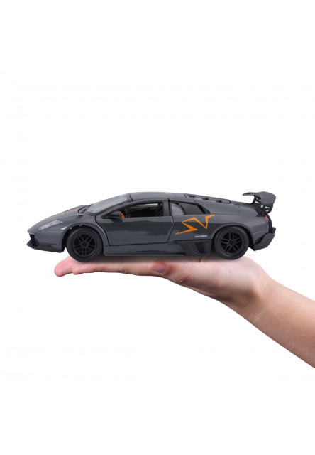Bburago - Autá  HOBBY, Murciélago LP 670-4 SV China Limited Edition, metal šedá, 1:24