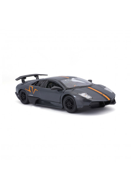 Bburago - Autá  HOBBY, Murciélago LP 670-4 SV China Limited Edition, metal šedá, 1:24