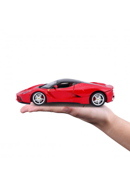 Bburago - RACE+PLAY, Ferrari LaFerrari, červená, 1:24