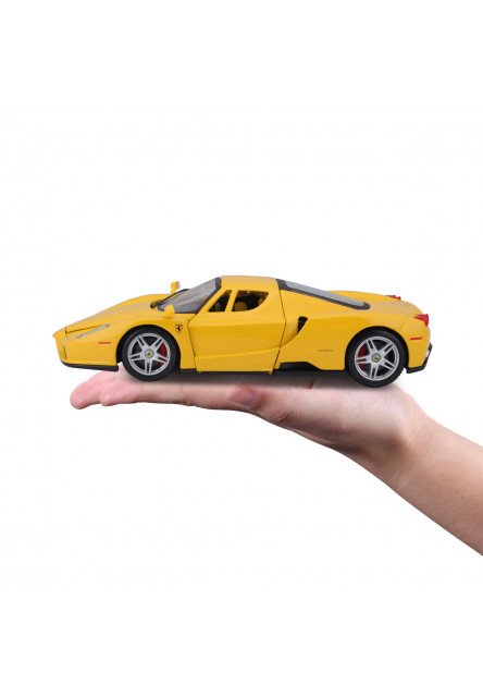 Bburago - RACE+PLAY, Enzo Ferrari, žltá, 1:24