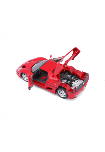 Bburago - RACE+PLAY, Ferrari F50, červená, 1:24