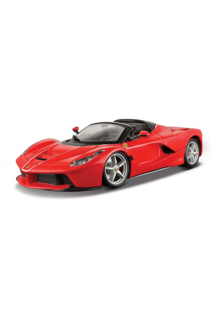 Bburago - RACE+PLAY, Ferrari LaFerrari Aperta, červená, 1:24