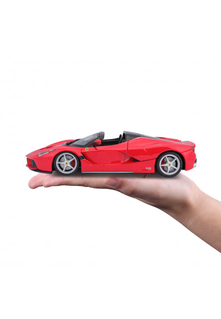 Bburago - RACE+PLAY, Ferrari LaFerrari Aperta, červená, 1:24