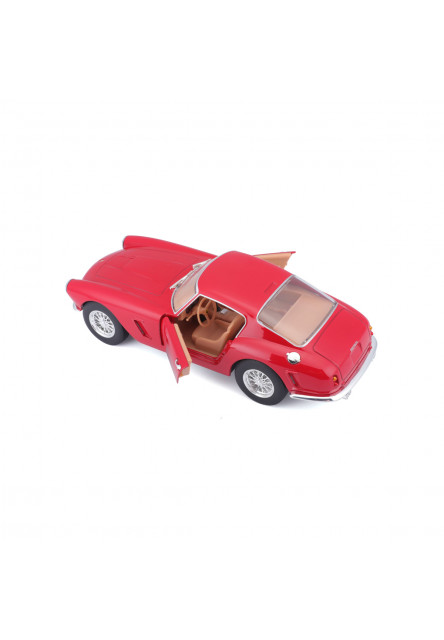 Bburago - RACE + PLAY, Ferrari 250 GT Berlinetta Passo Corto, červená, 1:24