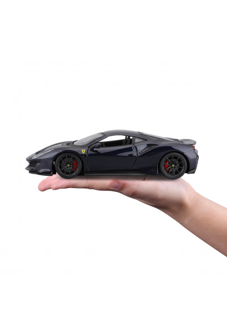 Bburago - RACE+PLAY, Ferrari 488 Pista, tmavo modrá, 1:24