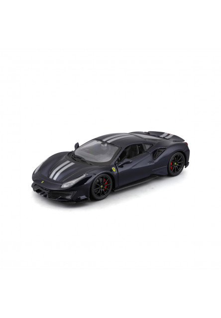 Bburago - RACE+PLAY, Ferrari 488 Pista, tmavo modrá, 1:24