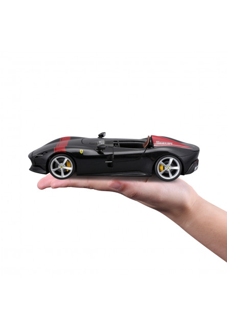 Bburago - RACE + PLAY, Ferrari Monza SP1, čierna, 1:24