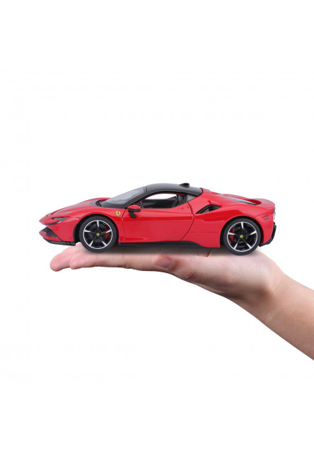Bburago - RACE+PLAY, Ferrari SF90 Stradale, červená, 1:24